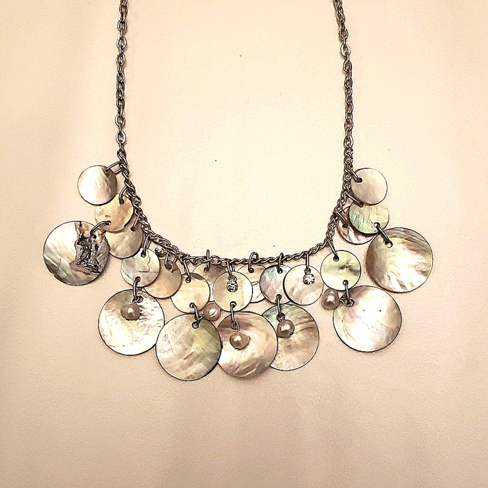 Opal Shell Pearl Necklace